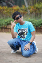 Dokyala Shot Nako Marathi Quote T Shirt Bold Desi Streetwear – Marathi Quote T-Shirt | Prettymoon