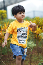 Aapdi Thapdi Gulachi Papdi Marathi Quote T Shirt Bold Desi Streetwear – Marathi Quote T-Shirt | Prettymoon