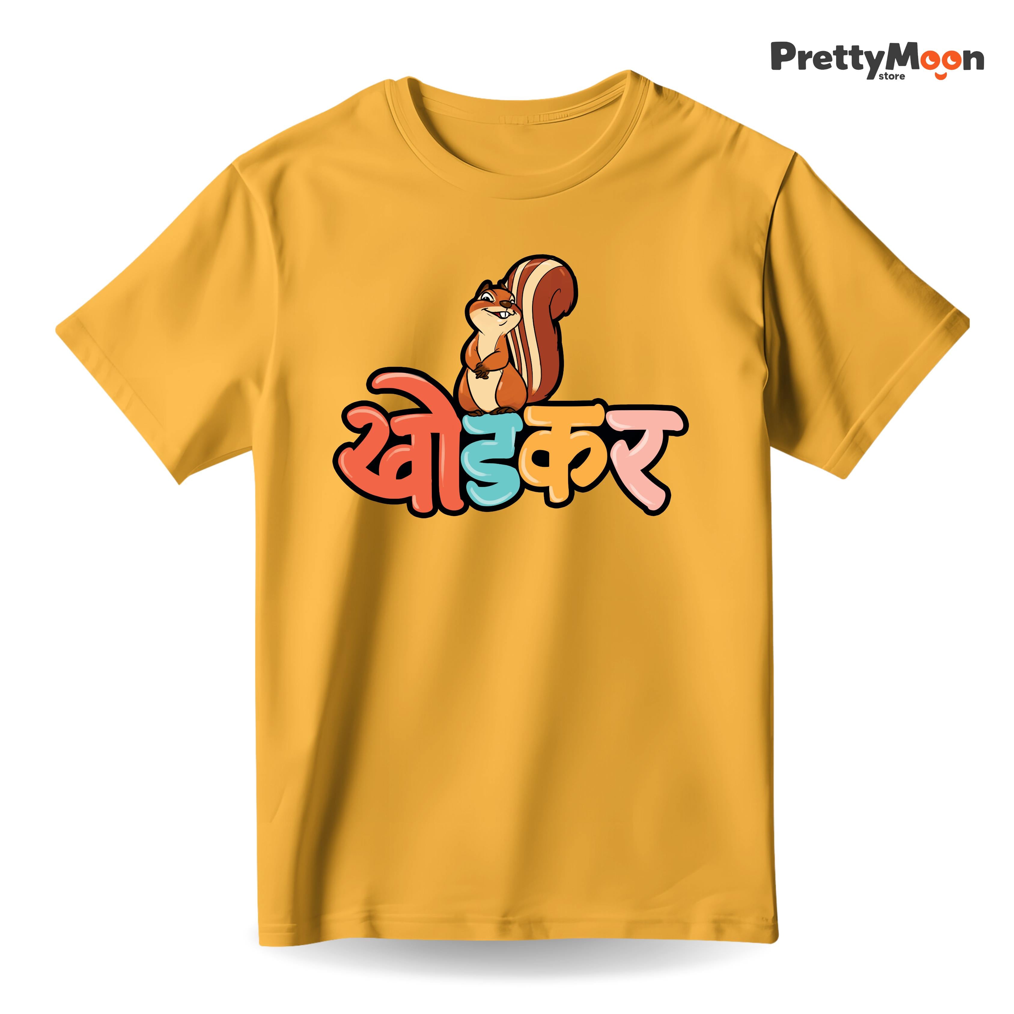 Khodkar Marathi Quote T Shirt Bold Desi Streetwear – Marathi Quote T-Shirt | Prettymoon